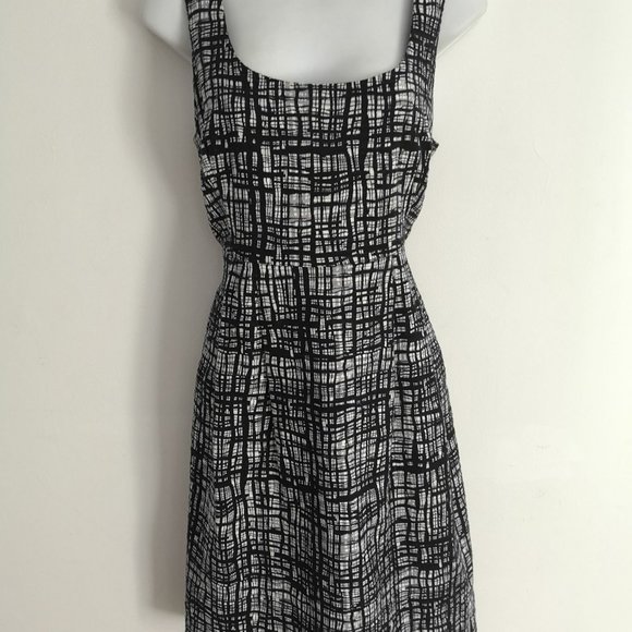 Michael Kors Cotton Dress black/white 6 - Picture 4 of 8